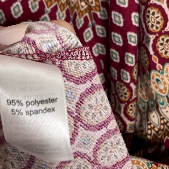 Maurice’s maxi Dress Sleeveless Adjustable straps Handkerchief hem size 0X - Picture 3 of 11